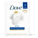 Dove Original Deep Moisturizing Beauty Bar Soap All Skin Type, Unscented, 3.75 oz (2 Bars)
