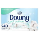 Downy Fabric Softener Dryer Sheets, Cool Cotton, 240 Count