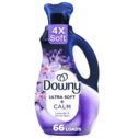 Downy Ultra Soft Fabric Softener Liquid, Calm, Lavender and Vanilla Bean, 44 fl oz, 66 Loads