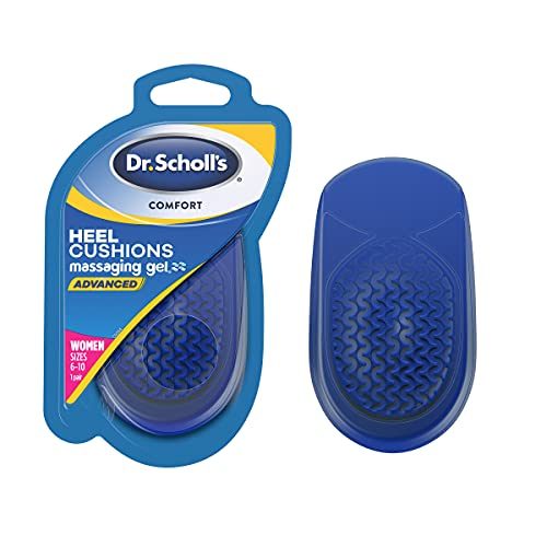 Dr. Scholl's Comfort Heel Cushions for Women, 1 Pair, Size 6-10, Blue