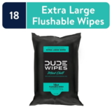 Dude Wipes Travel Packets Flushable Single Wipes, Unscented, 15 Travel Packets – WALMART