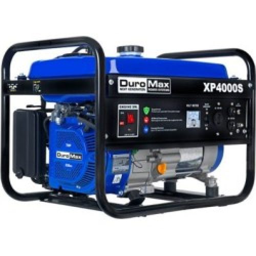 DuroMax 4000/3300-Watt 7HP Gas Portable Generator, 50-State, 24 x 17 x 17 in., XP4000S