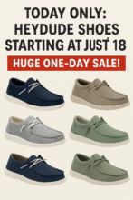 HEYDUDE Shoes Starting at Just $18 – Huge One-Day Sale!