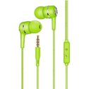 Earbuds Earphones with Microphone,Ear Buds Wired Headphones,Noise Islating Earbuds,Fits 3.5mm Interface for iPad,iPod,Mp3 Players,Android and iOS Smartphones (Green)