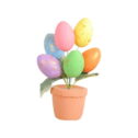 Easter Day Decorations,Spotted Eggs 2024 Easter Simulated Eggs Medium Potted Easter Tabletop Ornament Easter Cheap Stuff Clearance Items Cheap Stuff...