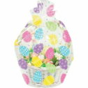 Easter Eggs Cello Basket Bag, 1 ct