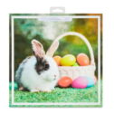Easter Large Square Bunny and Basket Gift Bag, by Way To Celebrate