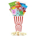 Easter Movie Night Gift Baskets With Popcorn, Easter Candy, Popcorn Bucket - Easter Basket For Adults, College Students, Teens, Men,...
