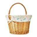Easter Natural Willow Basket with Bunny Liner, by Way To Celebrate