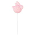 Easter Pink Tinsel Bunny Pick, 10 in, by Way To Celebrate
