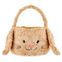 Easter Plush Brown Bunny Easter Basket, by Way To Celebrate