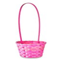 Easter Small Pink Bamboo Basket, by Way To Celebrate