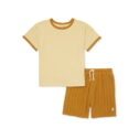easy-peasy Toddler Boys Short Sleeve Tee and Shorts Outfit Set, 2-Piece, Sizes 12M-5T