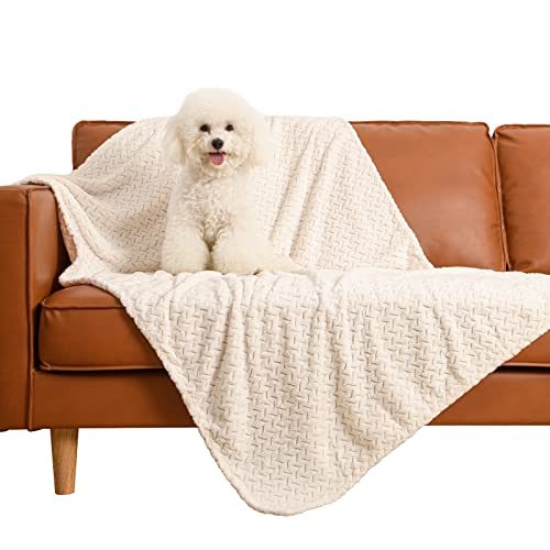 EASYCOZY Pet Blanket for Furniture Bed Couch Sofa Reversible, for Blankets for Puppy, Small, Medium, Large Dogs or Kitten, Cats,...
