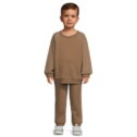 easy peasy Toddler Boy Sweatshirt and Jogger Pants Outfit Set, 2-Piece, Sizes 12M-5T