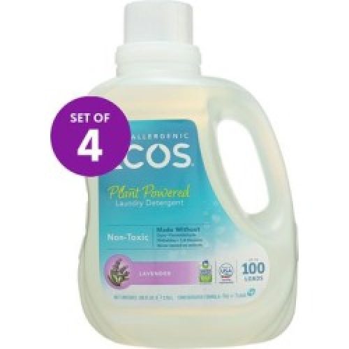 ECOS Laundry Detergents 1167386 - Lavender Liquid Laundry Detergent 100-Oz. Bottle - Set of 4