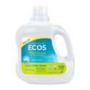 ECOS Plant Powered Liquid Laundry Detergent with Stain-Fighting Enzymes, Free & Clear, 120 Loads, 110 Ounce, Hypoallergenic for sensitive skin