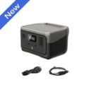 EF EcoFlow Portable Power Station RIVER 2 240,243wh LiFePO4 Battery/1 Hour Fast Charging, 600W Output Solar Generator (Solar Panel Optional)...