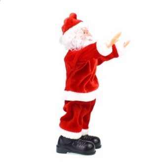 Electric Santa Claus Toy Dancing Music Plush Doll Xmas Decoration for Kids...