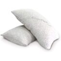 EnerPlex 2-Pack Luxury King Pillows, CertiPUR-US Certified Adjustable Shredded Memory Foam Luxury King Size Pillow, Machine Washable, Bamboo Cover, 36x20...