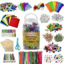 EpiqueOne 1500-Piece Craft Set for Kids – Arts & Crafts Kit for Use at Home or in School – Bulk...