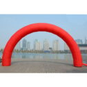 EQCOTWEA 20*10Ft Red Inflatable Arch for Festive Ceremony Without Blower