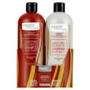 Equate Beauty Smoothing Keratin Moisturizing Texturizing Daily Shampoo & Conditioner, Full Size Set, 2 Piece