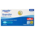 Equate Ibuprofen Mini Softgel Capsules, 200 mg, 40 Count