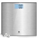 Etekcity Stainless Steel Digital Body Weight Bathroom Scale, Step-On Technology, Large Blue LCD Backlight Display,400 Pounds, Body Tape Measure Included