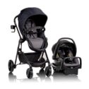 Evenflo Pivot Modular Travel System With SafeMax Car Seat, Casual Gray 56041990