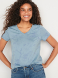 EveryWear Tie-Dye V-Neck T-Shirt for Women On Sale At Old Navy