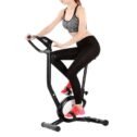 Exercise Bikes Trainer Fitness Equipment Aerobic Training Machine Home Foldable Indoor Machine Office Bicycle Fitness Bike Webbing LCD Display with...