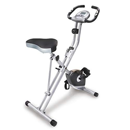 Exerpeutic Folding Exercise Bike, 8 Levels of Resistance Stationary Bike, Bluetooth tracking & Tablet Holder options available