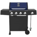 Expert Grill 4 Burner with Side Burner Propane Gas Grill in Blue