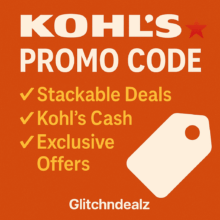 Kohl’s Promo Code – Stackable Deals, Kohl’s Cash & Exclusive Offers
