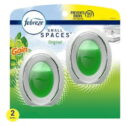 Febreze Odor-Eliminating Small Spaces Air Freshener, Gain Original Scent, 2 Count (Pack of 4)