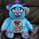 Feisty Pets Small Pet Face Plush Doll Monster Blue