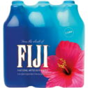 FIJI Natural Artesian Water, 33.8 fl oz (Pack of 6 Bottles)