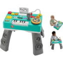 Fisher-Price Baby & Toddler Toy Laugh & Learn Mix & Learn DJ Table Musical Activity Center with Lights & Sounds...