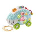 Fisher-Price Linkimals Happy Shapes Hedgehog Baby Learning Pull Toy with Lights & Music