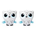 ( Flying Baby Owl Interactive Toy with Lights Sounds (White), for Kids Aged 6 & Up - 2 Pack