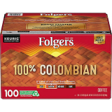 Folgers 100% Colombian Coffee K-Cups,Medium Roast (100 ct.) On Sale At Sam’s Club