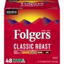 Folgers Classic Roast K-Cup Pods, Medium Roast Coffee, 48 Count