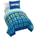 Fortnite Boogie Bomb 5 Piece Twin Bed Set - Includes Reversible Comforter & Sheet Set - Super Soft Fade Resistant...