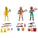Fortnite Legendary Series Trio Mode, 6-inch Highly Detailed Peely, Tomatohead, and Beef Boss Figures with Harvesting Tools, Back Bling, and...