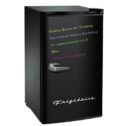 Frigidaire 3.2 Cu ft Retro Dry Erase Compact Refrigerator, (EFR331-BLACK), Black