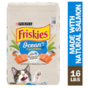 Friskies Salmon & Brown Rice Flavor Dry Cat Food, 16 lb. Bag