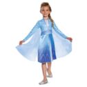 Frozen 2 Elsa Classic Girl's Halloween Fancy-Dress Costume for Toddler, L