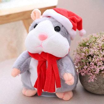 Funfunman 2PCS Cheeky Hamster Talking Mouse pet Christmas Toy Speak Sound Record...