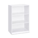 Furinno JAYA Simple Home 3-Tier Adjustable Shelf Bookcase, White